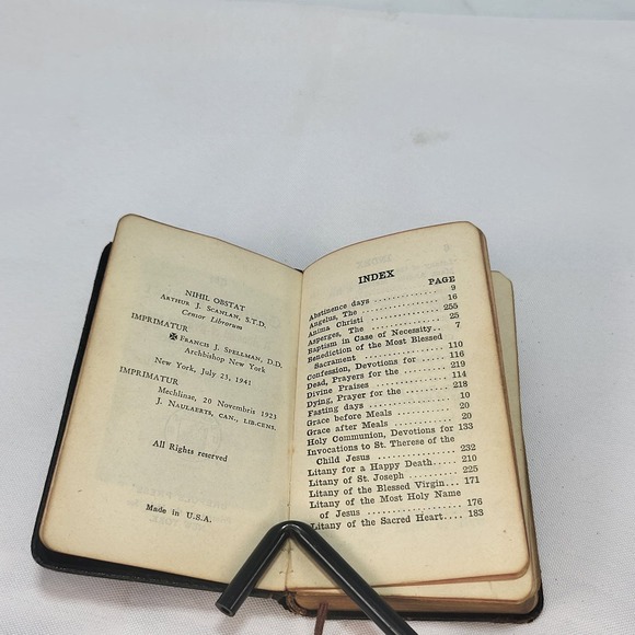 The Gems of Prayer A Manual of Prayers & Devotional Exercises Prayerbook 1941 - Picture 8 of 15